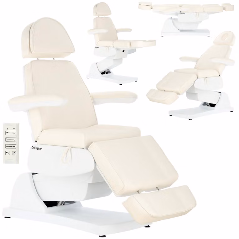 Sedia elettrica per salone di bellezza centro estetico pedicure regolabile 3 attuatori Jonathan