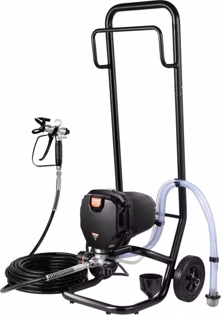 Spruzzatore di Vernice Airless Elettrico 750W 3000 PSI con Carrello RP8626 Plus per Mobili Pareti Fai da Te Tubo 7,6m