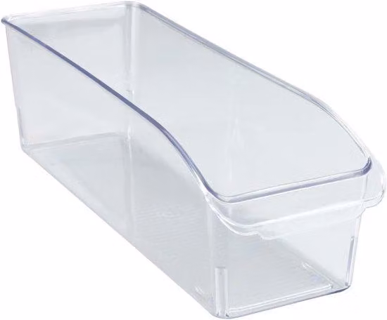 Contenitore trasparente per frigorifero e dispensa (10 x 9,5 x 31 cm)