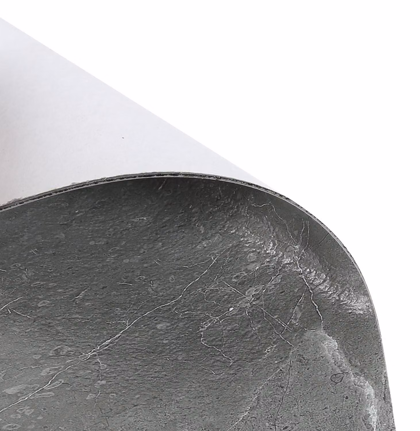 Piastrelle in vinile autoadesive Ikodm, 1 m², effetto marmo grigio, 11 pezzi. Rivestimento per pavimenti con design che riproduce il marmo, aspetto realistico