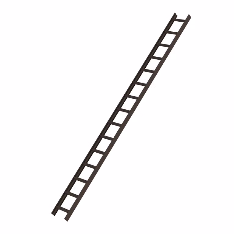 Scala da tetto, 15 pioli, marrone 11143