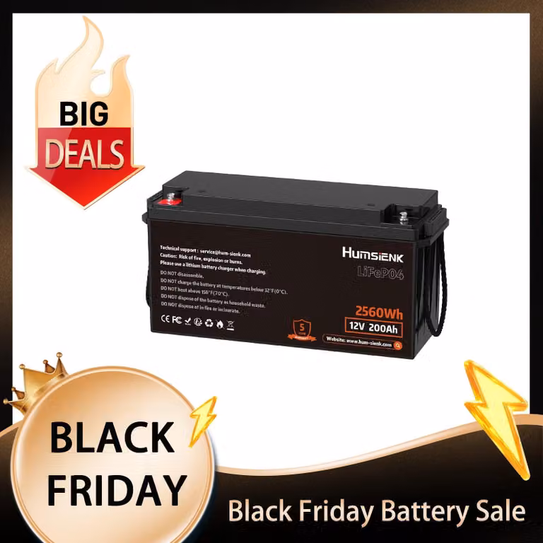 Batteria LiFePO4 – Batteria al litio – Batteria AGM – Batteria per camper – 12V 200Ah – Oltre 15.000 cicli di carica