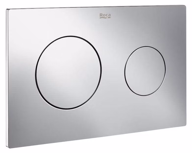 Pannello pulsanti PL10 One Dual, in plastica, cromato