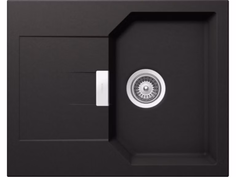 Lavello da incasso Schock Manhattan D-100XS U Nero - lavello sottopiano
