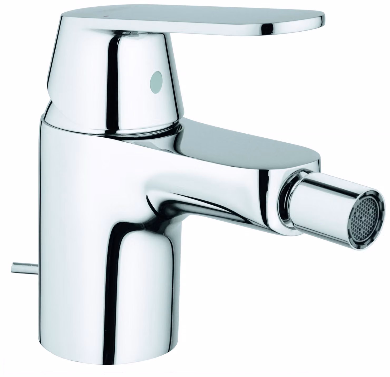 Grohe Einhandmischer Bidet Eurosmart C mit Zugstangen-Ablaufgarnitur verchromt