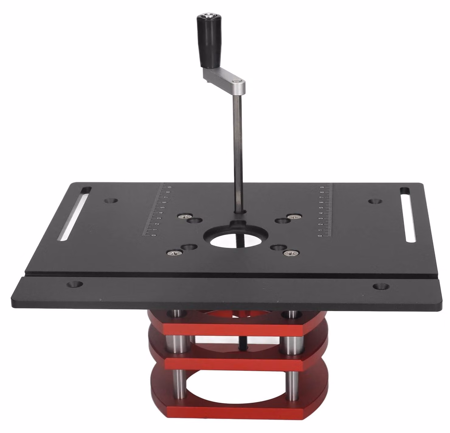 Kit di sollevamento manuale per piano fresatrice, in alluminio