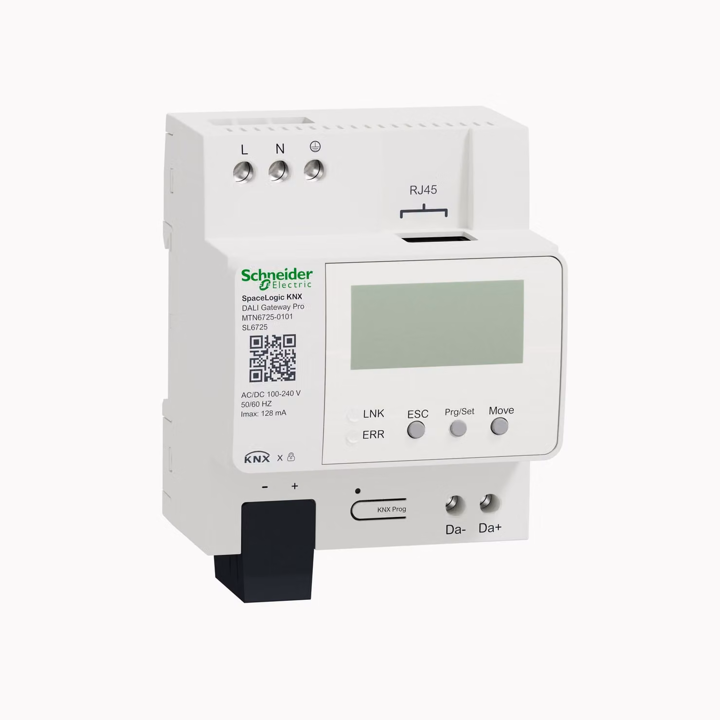 SCHNEIDER ELECTRIC GMBH Schneider SpaceLogic KNX MTN6725-0101 DALI Gateway Pro 1ch DALI 2.0 1