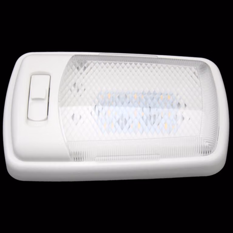 12V LED SMD Plafoniera bianco caldo Caravan Camper Rettangolo