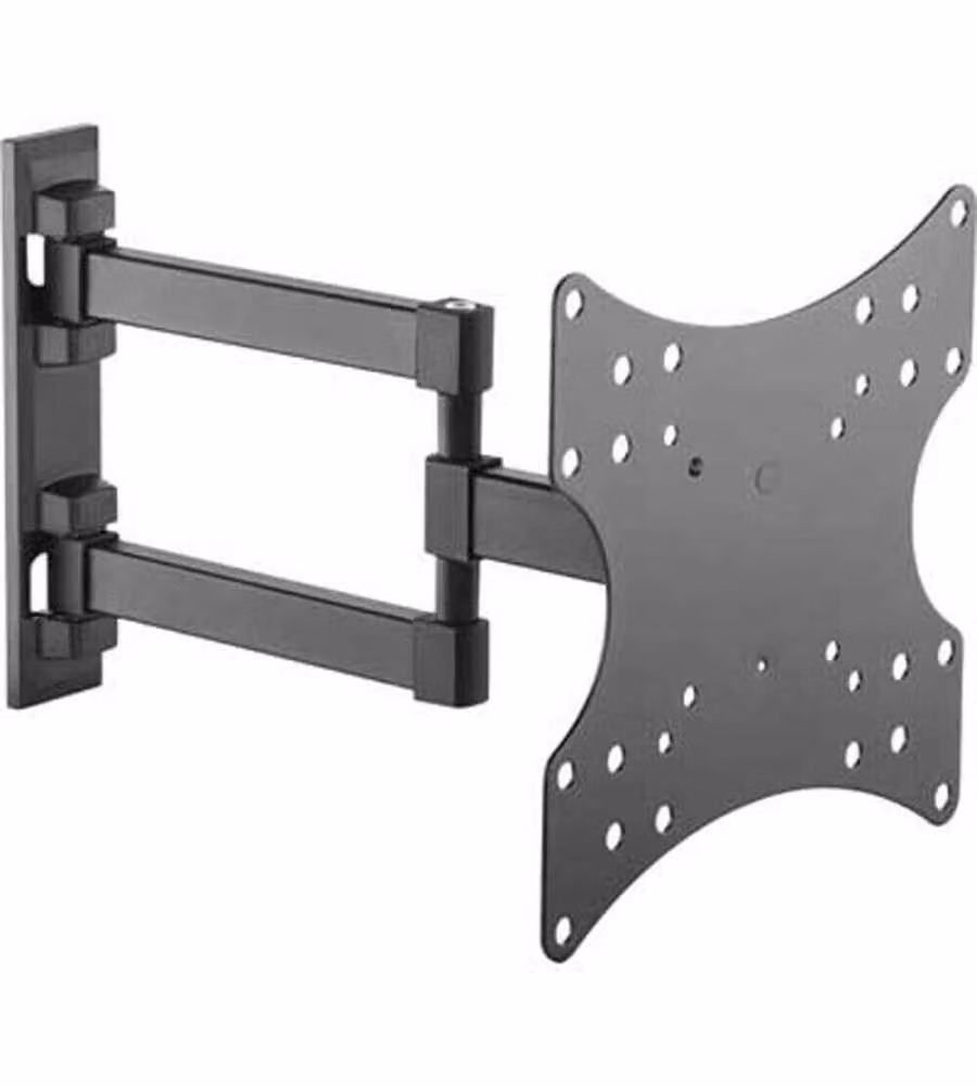 Metronic Supporto TV a Muro Nero 28-42 Pollici con Braccio Orientabile