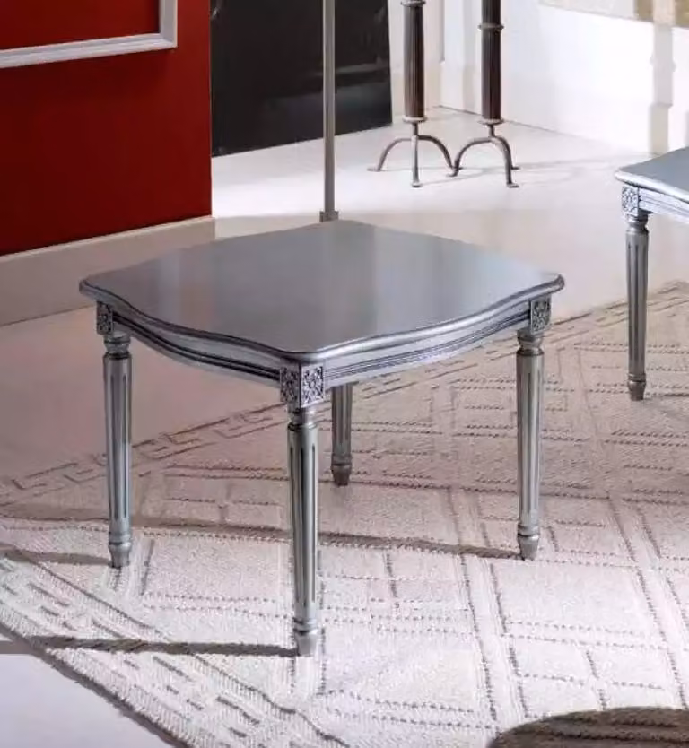 Luxus Couchtisch Grau Tisch Wohnzimmer Designer Holz Möbel