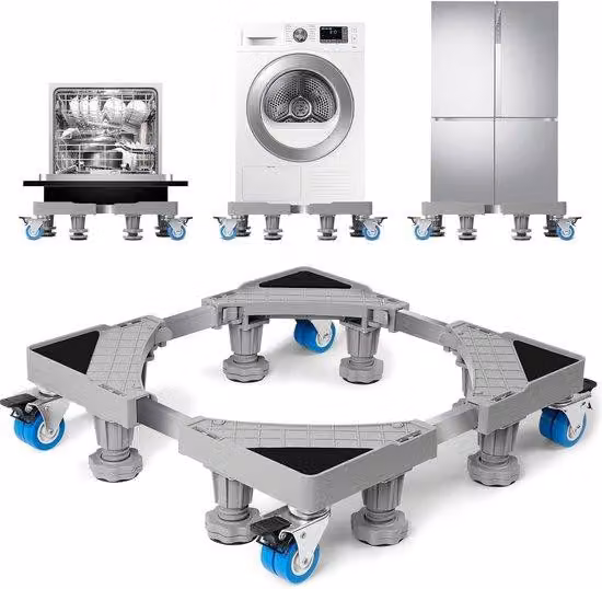 Supporto per lavatrice - Supporto per lavatrice - Base per lavatrice - Supporto per lavatrice con stazione di ricarica - Supporto per lavatrice - Base per lavatrice
