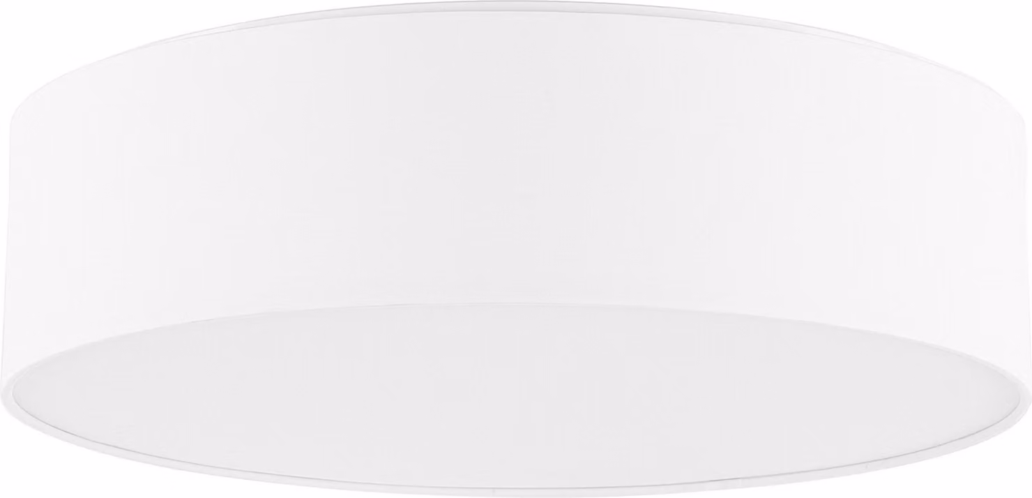 BELIANI Lampada da soffitto in policarbonato bianco ø 45 cm Lampada moderna Boho camera da letto soggiorno