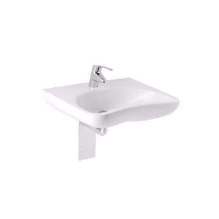 Jika Mio - Lavabo Health, 640x550 mm, foro per rubinetto, bianco H8137140001041