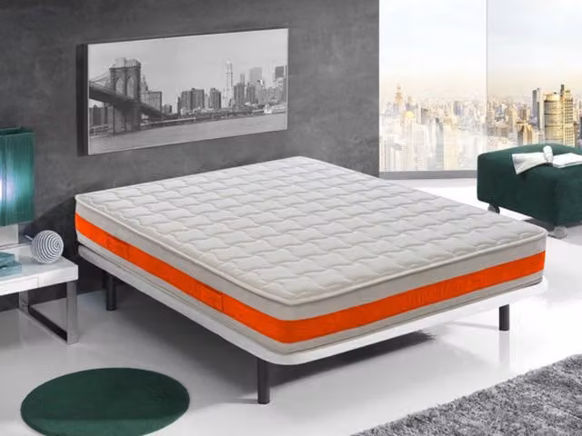 Materasso Singolo Hybrid MaterassieDoghe in Memory Foam Bianco L/P/H: 90 x 200 x 22 cm