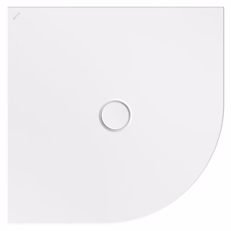 BetteFloor Corner receveurs de douche quart de cercle avec BetteGlasur Plus, 900x900mm, 5421-439PLUS, 5421-439PLUS