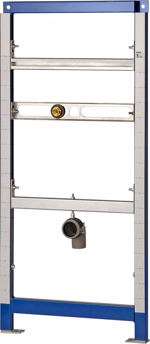 Elemento di montaggio KWC AR, AQUAFIX, per orinatoio in acciaio inox con comando a sifone