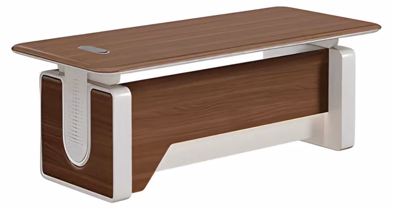 Schreibtisch Büro Tisch 200x90x75 cm modern Holz Arbeitszimmer