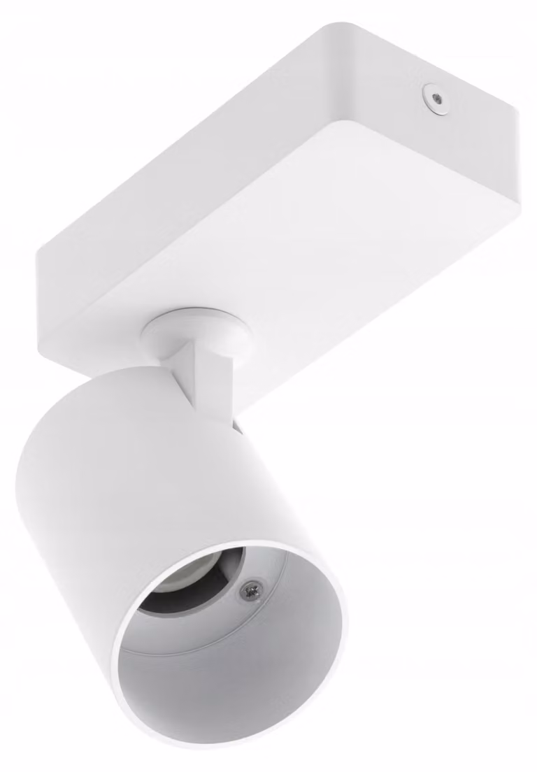 SANTO lampada da parete singola rotonda bianca 20W GU10 250V OS-SAN20WOK1-10