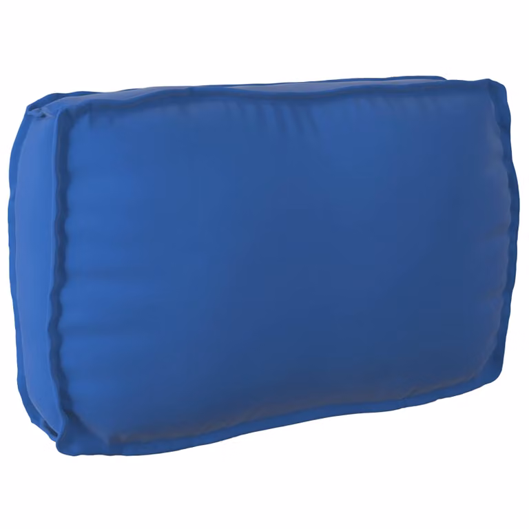 Cuscino rettangolare da esterno vidaXL in tessuto Oxford blu, idrorepellente, L: 70 cm, P: 40 cm, H: 12 cm