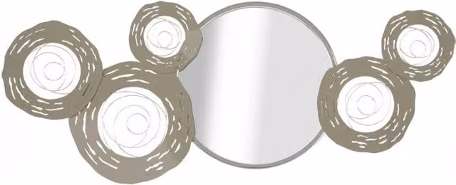 Pannello Da Muro Hop Con Specchio cm 106x3,8x48