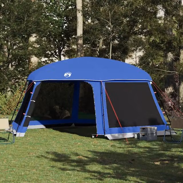 Tenda da piscina con Patta Rimovibile&Pareti in Rete-Tenda per Piscina 618x532 cm 152036