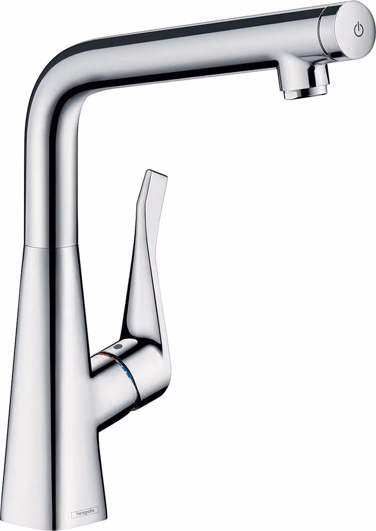 Hansgrohe Metris miscelatore per lavello Select bocca girevole cromo