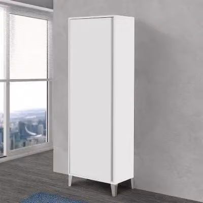 Colonna bagno porta scopa linea Way in bianco lucido L: 60 cm, P: 35 cm, H: 183,5 cm
