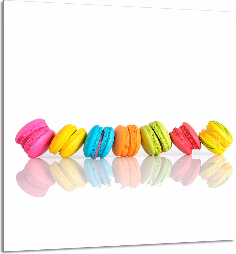 GLASPLATTE FÜR KÜCHE 60x65 Bunt