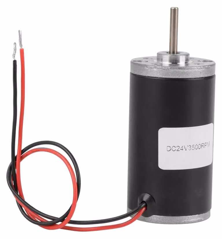 Motore a corrente continua da 24V, 3500 giri/min, con magneti permanenti, reversibile, per progetti fai-da-te