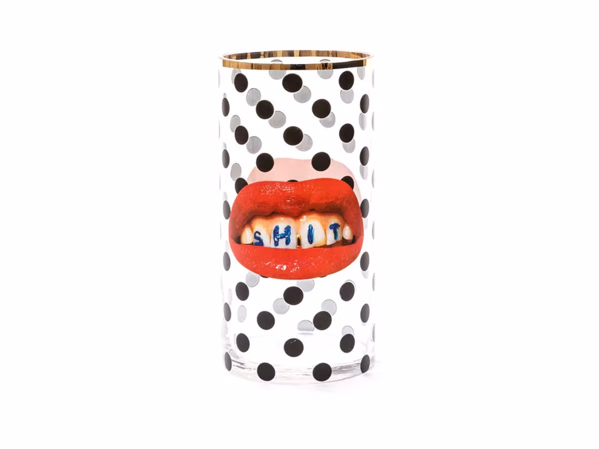 Toiletpaper Vaso in Vetro Cilindrico - Medio