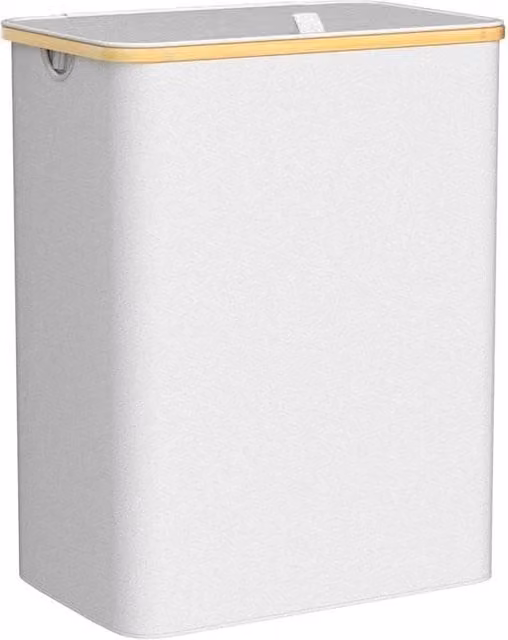 Recipiente con coperchio 3 cassetti - pieghevole - 160 litri - grigio chiaro