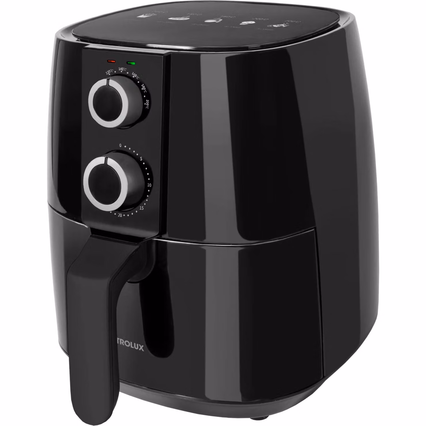 Friggitrice ad aria DICTROLUX Top Frying nera con capacità da 3,8 litri e 1450 Watt