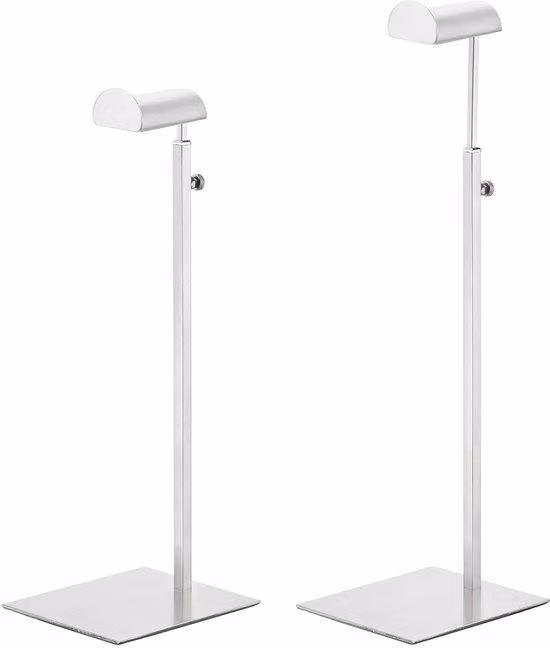 Azomor Supporti metallici regolabili per borse e accessori, set da 2 pezzi