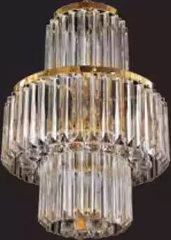 Deckenleuchter Luxus Gold Kronleuchter Deckenlampe Lüster Kristall Art