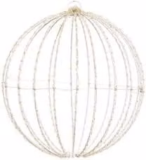 Sfera 3D (D30 cm) 1 gioco di luce (1pz) 520 luci - MICROLED Bianco caldo e Bianco freddo 75740
