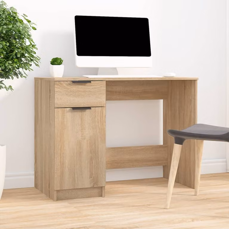 Maison Exclusive - Scrivania in rovere Sonoma 100x50x75 cm Materiale ligneo