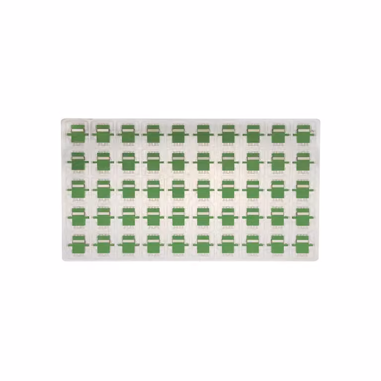 Metz Connect OpDAT LC-D APC connettore OS2 (verde) - 50 pezzi 15090076-50