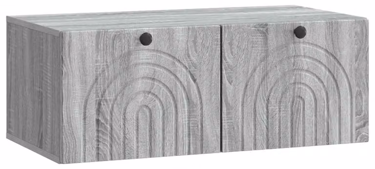 Mobile Porta TV da Muro Grigio Sonoma 78,5 x 41 x 30 cm