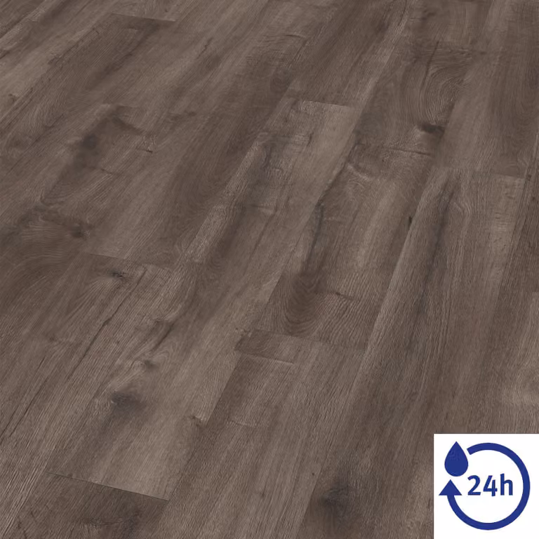 EGGER NatureSense* Pavimento laminato Aqua EL2078, finitura "Loja Eiche" (rovere Loja) grigio, dimensioni 1292x193x8 mm