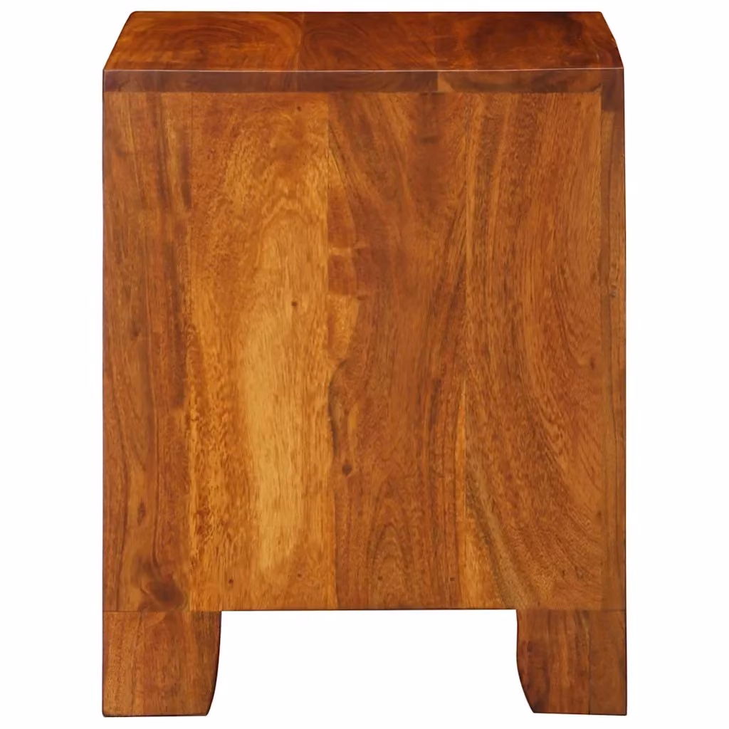 Set di 2 comodini vidaXL in legno massello di acacia marrone L/P/H: 40 x 35 x 45 cm – 2