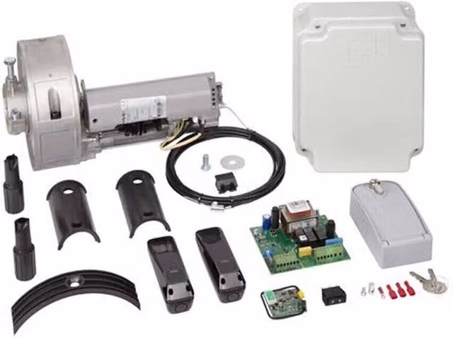 Kit di automazione completo per serrande FAAC Perfect colore grigio