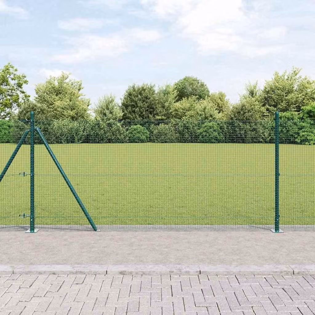 Maison Exclusive - Palo della recinzione Verde 10 x 1 m (rete 19 x 19 mm) Acciaio