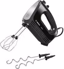Sbattitore Bosch Clevermixx MFQ2420B Black e Silver 400W