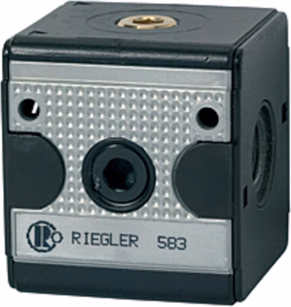 Collettore Riegler "multifix", versione larga, BG 1, G 1/4, 4 uscite