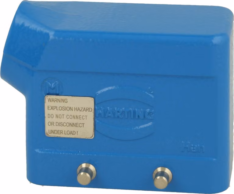 HARTING Han 10B EX con custodia UL, uscita cavo laterale 1xM25, per 2 staffe (nella parte inferiore) - 1 pezzo