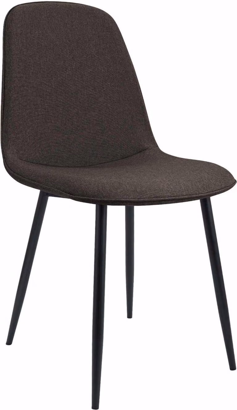 Sedia da sala da pranzo in velluto - Sedia modulare - Elevato comfort di seduta, metallo nero