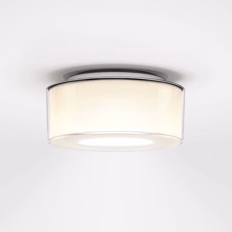 Serien Lighting Plafoniera a LED Curling M, dimmerabile, Chiaro / Trasparente, Soggiorno / Sala da pranzo, Plastica, Design, Plafoniera LED