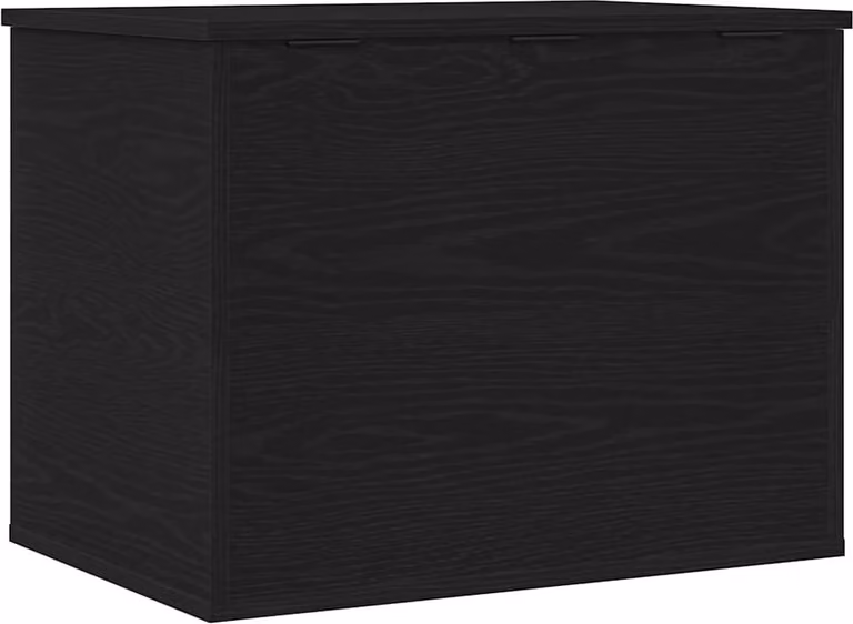 Scatola di Stoccaggio Rovere nero 60 x 42 x 46 cm