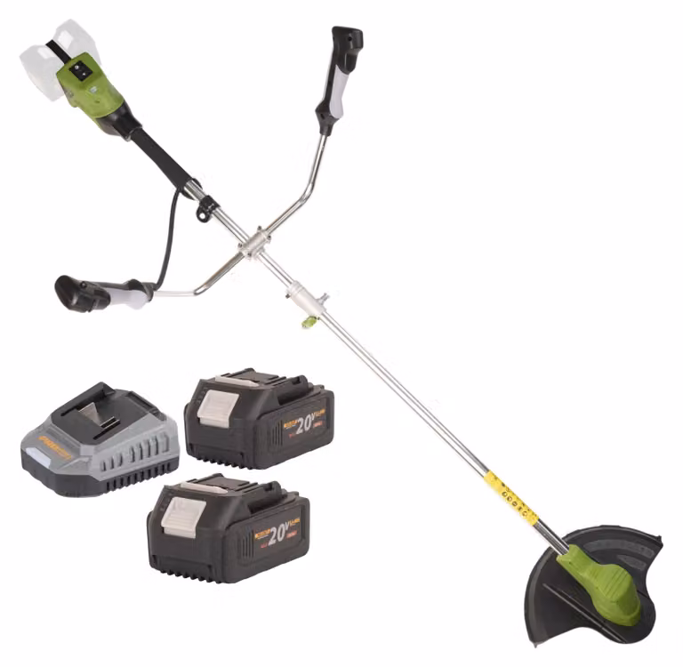 Decespugliatore a batteria Procraft PTA40 40 V (2x 20 V) 300 mm brushless + 2 batterie da 4,0 Ah + caricabatterie