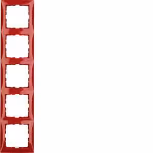 Berker 10158962 Cornice rossa, lucida Berker S.1